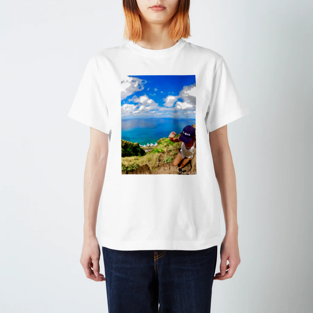 hawaiitaroハワイグッズショップのハワイ絶景ALOHA Regular Fit T-Shirt