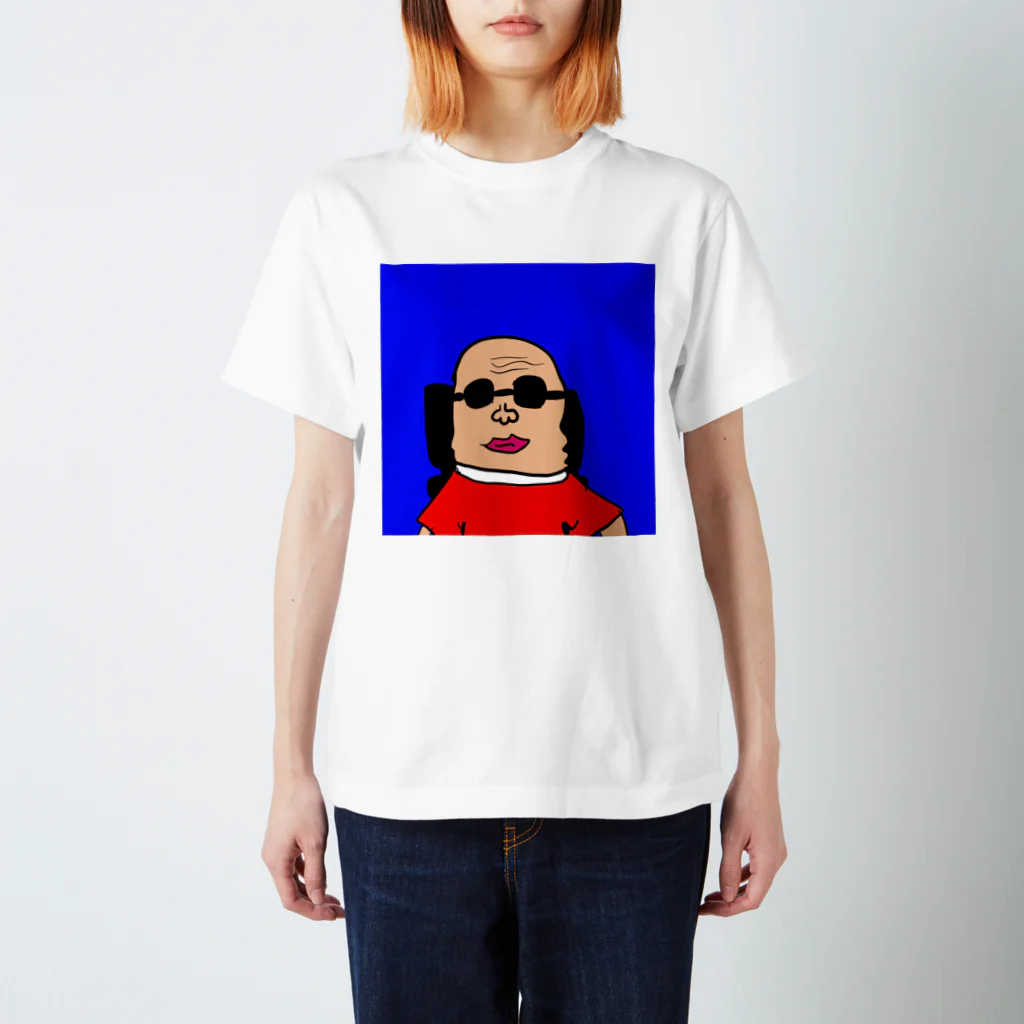 sakurinonoumiso.artのサングラスおじさん スタンダードTシャツ