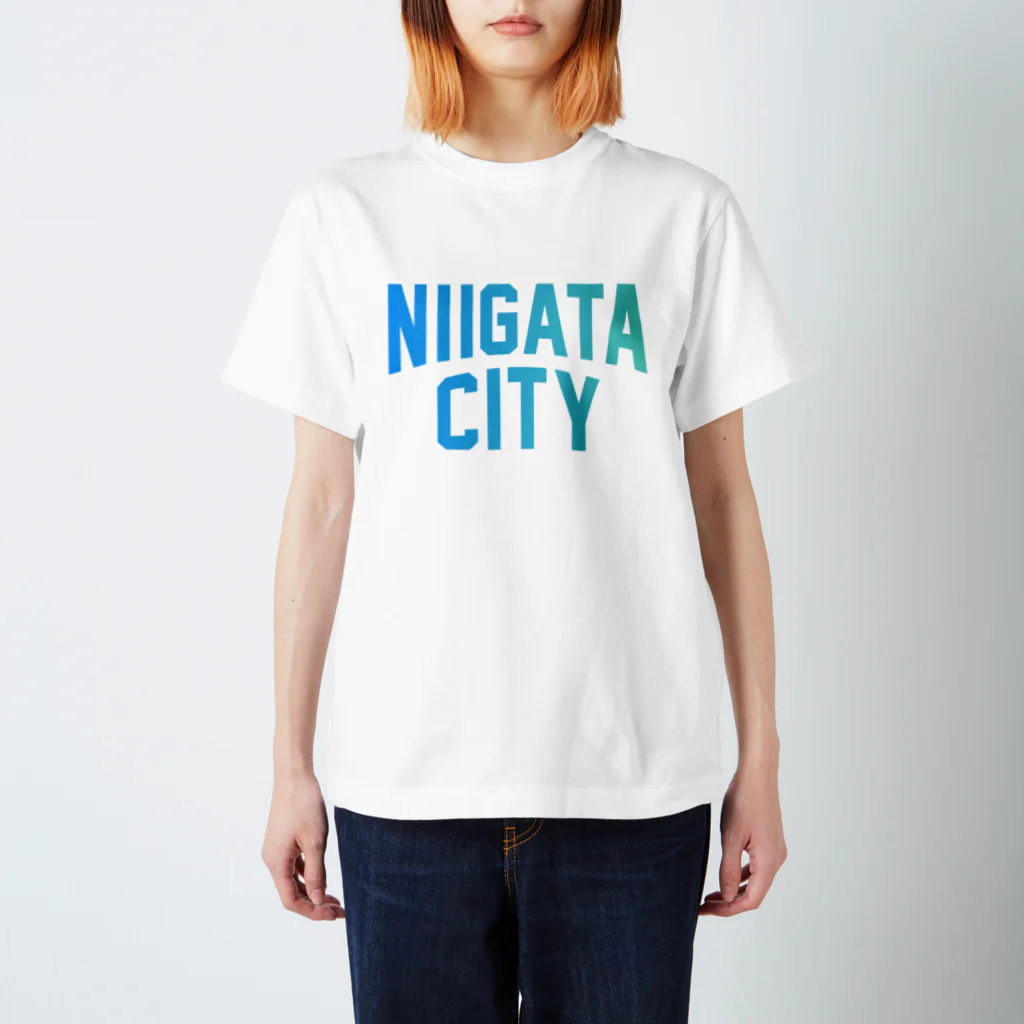 JIMOTO Wear Local Japanの新潟市 NIIGATA CITY スタンダードTシャツ