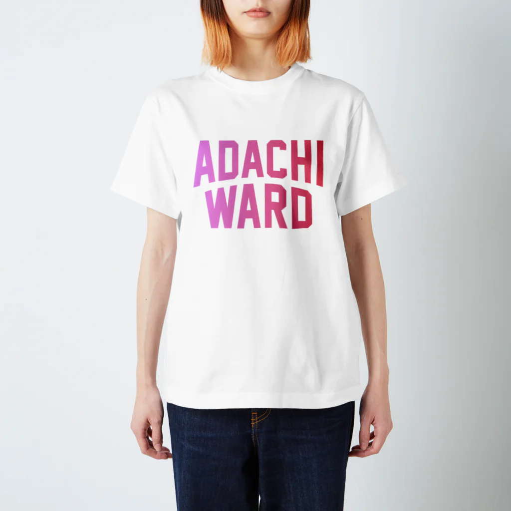 JIMOTO Wear Local Japanの足立区 ADACHI WARD スタンダードTシャツ