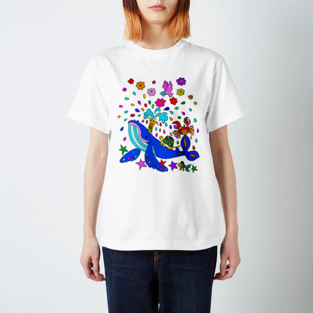 REJOICEの海のお友達 スタンダードTシャツ