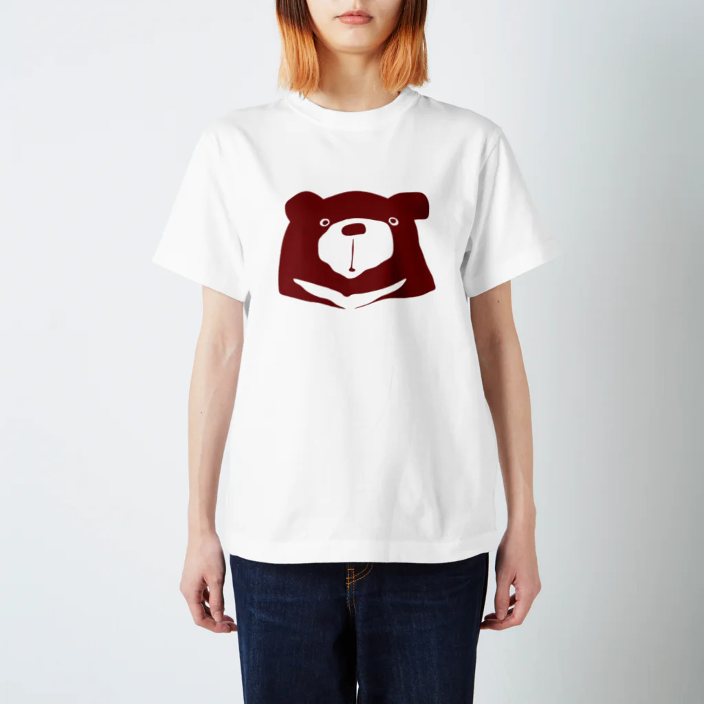 クマバチのMaroon スタンダードTシャツ