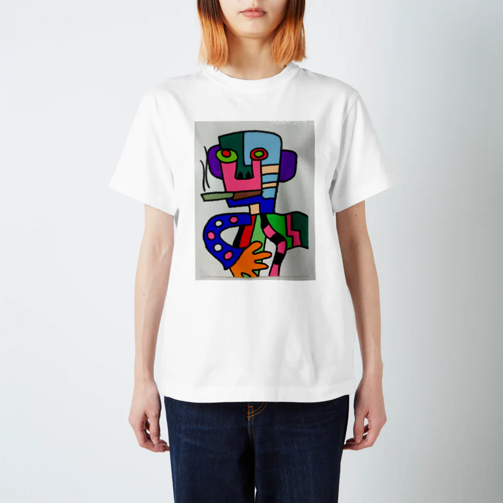 とりとりアートのロボ３ Regular Fit T-Shirt