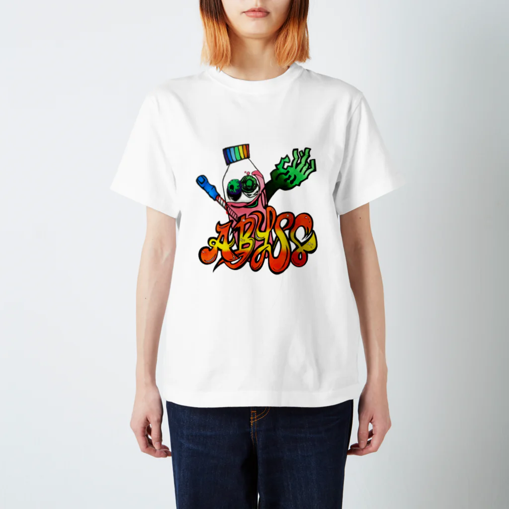 ABYSSのGhost of a plastic bottle スタンダードTシャツ