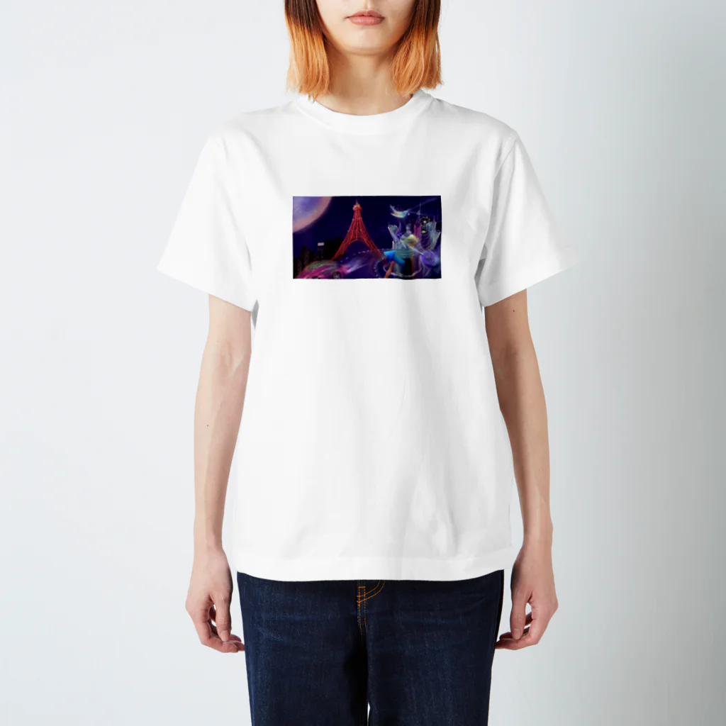 Eri@KEY4d LAB.の東京タワー Regular Fit T-Shirt