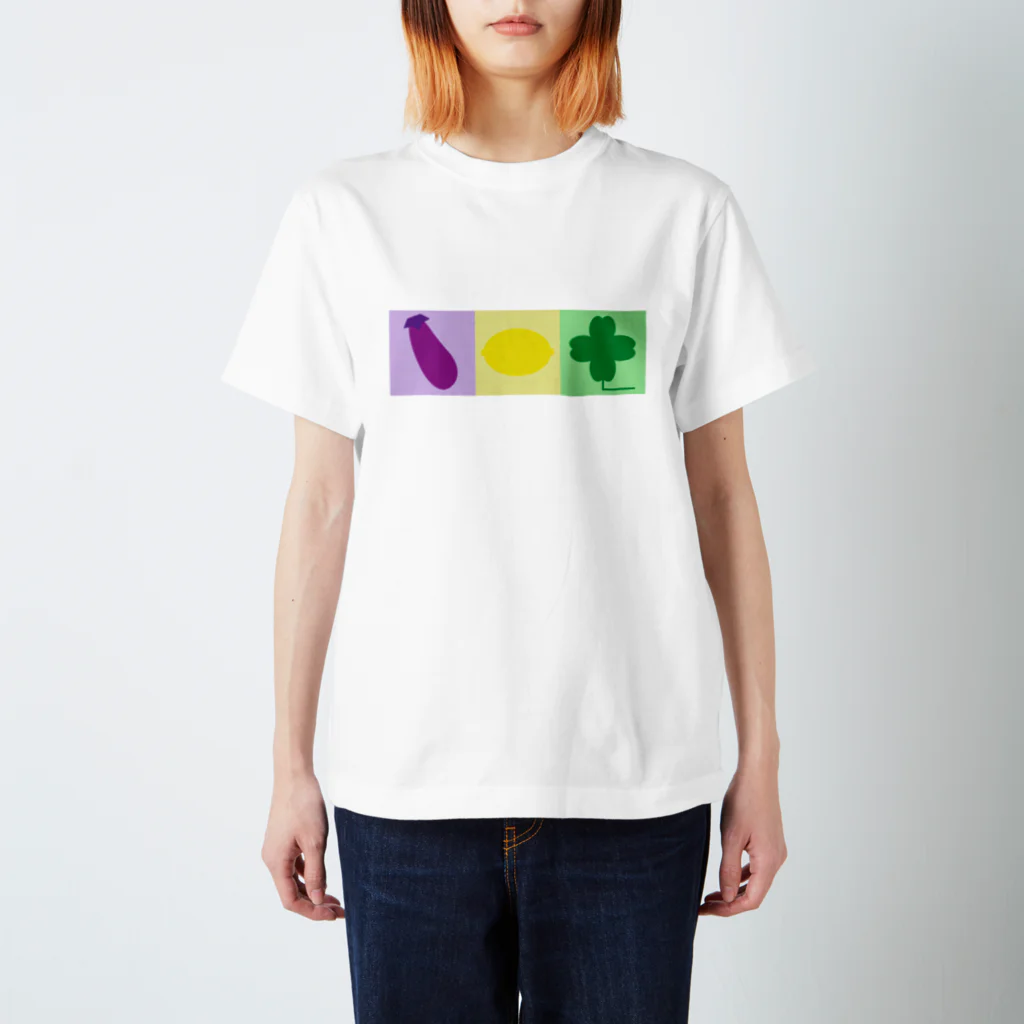 HBridge Storeの紫＋黄＋緑 Regular Fit T-Shirt