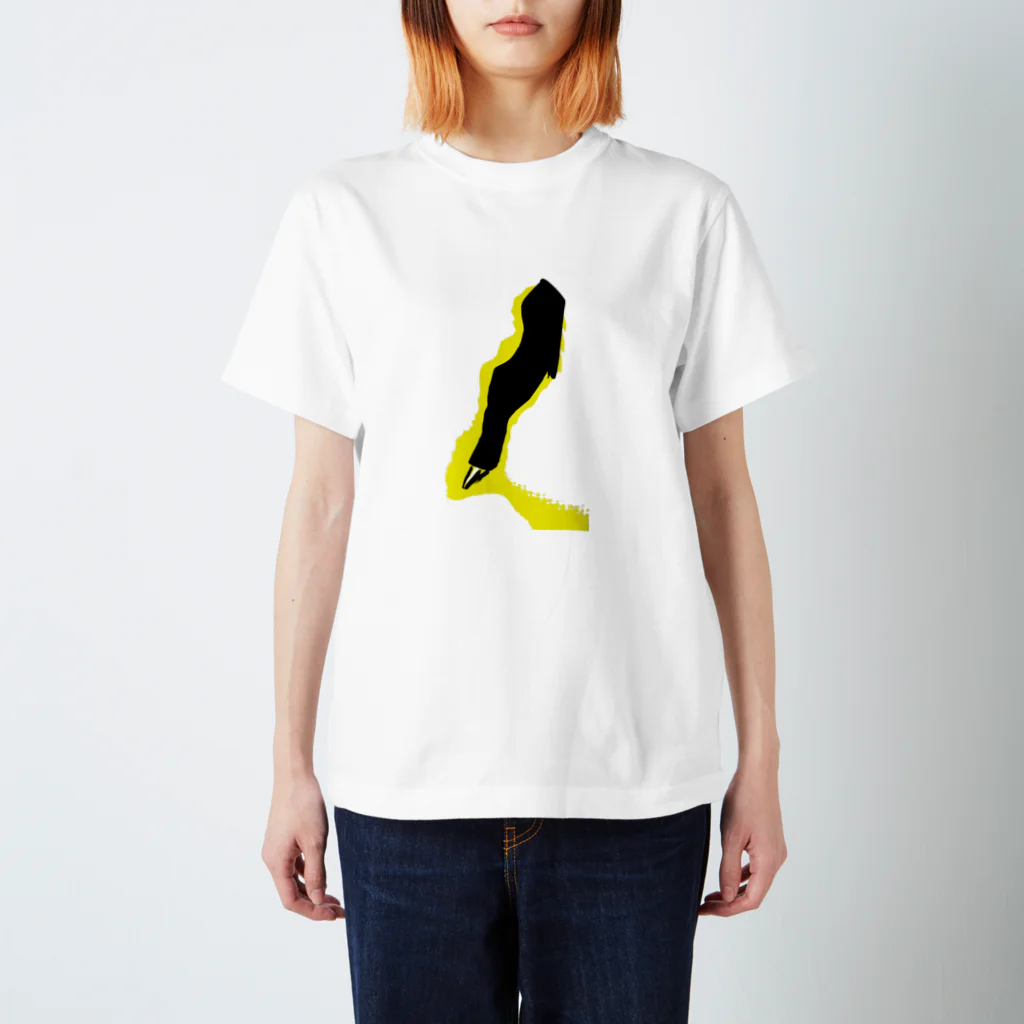 Omotenashi Japan T-shirtsのMy heart pen is "CRAZY" Regular Fit T-Shirt