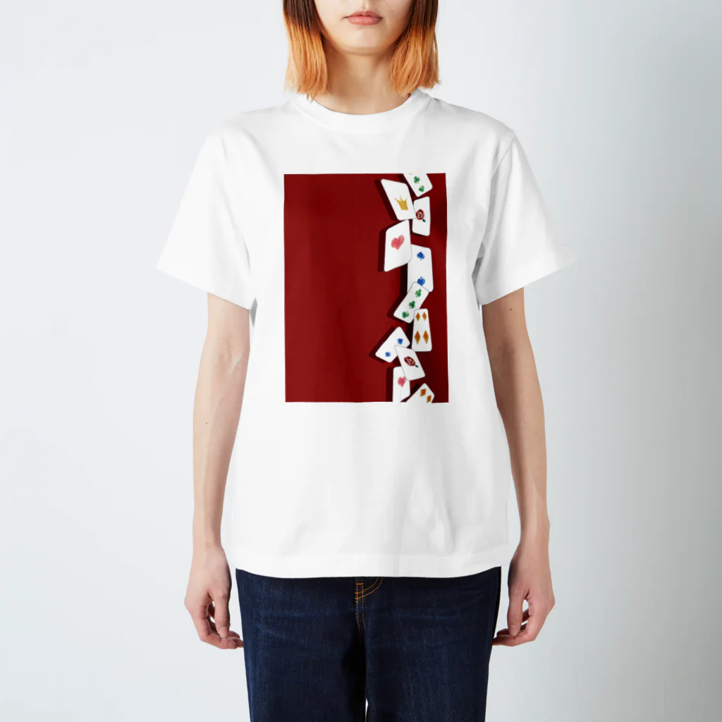 NEELAのトランプ柄 Regular Fit T-Shirt