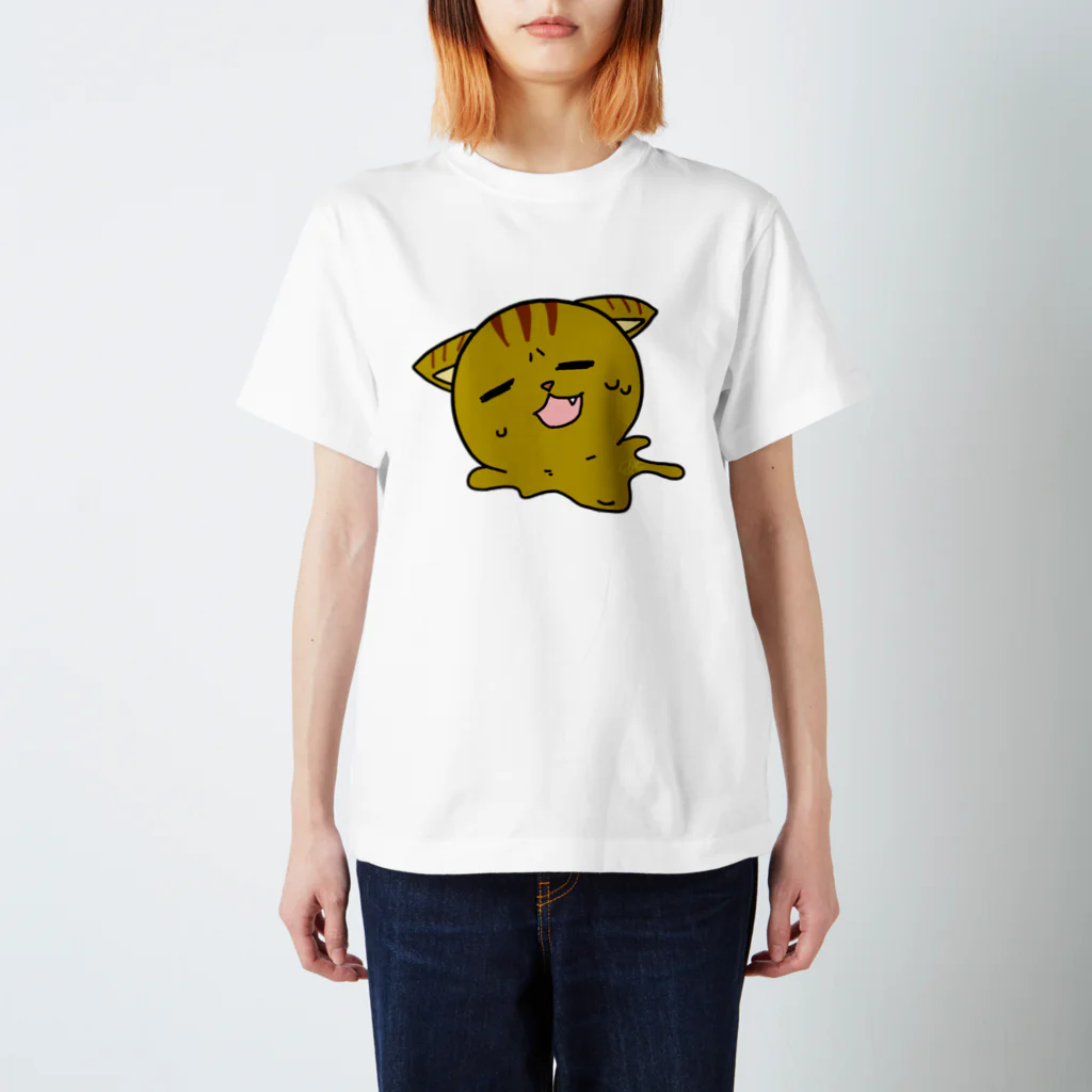 はちよんごのとけるとらねこ スタンダードTシャツ