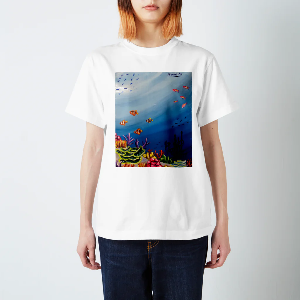 13's SHOPの人魚姫の世界 Regular Fit T-Shirt