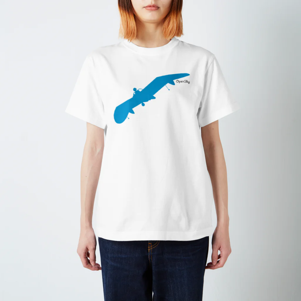 PetWORKs SUZURI ShopのOpenSky シルエット スタンダードTシャツ