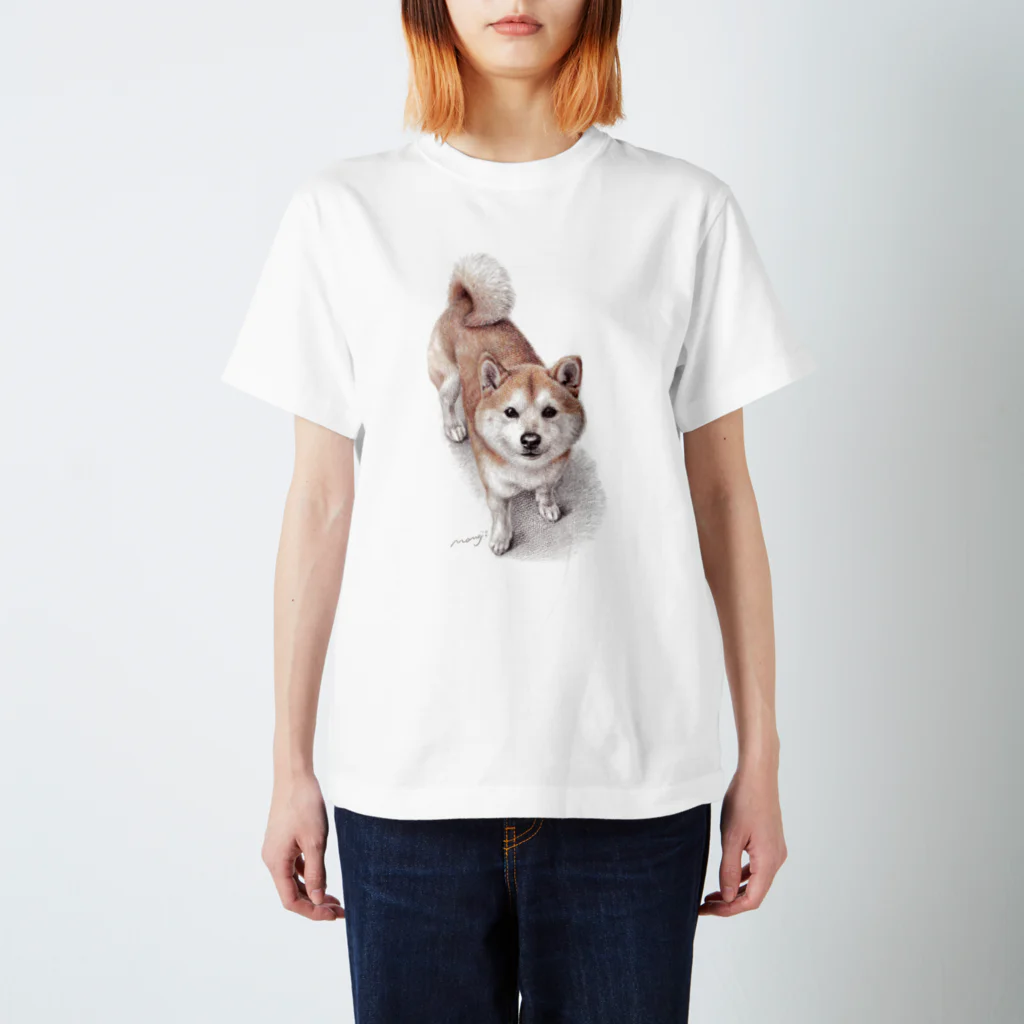 Momojiの犬画の柴犬6 Regular Fit T-Shirt