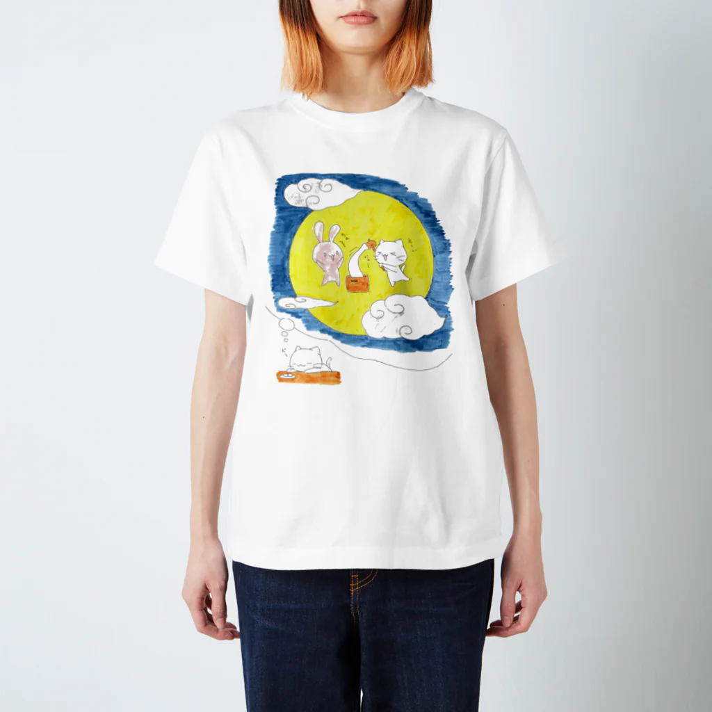 とらねこカフェのお月さま スタンダードTシャツ