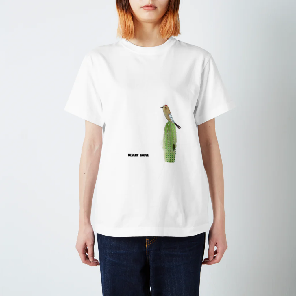 DOTEKKOのT-29 DESERT HOUSE　白 スタンダードTシャツ