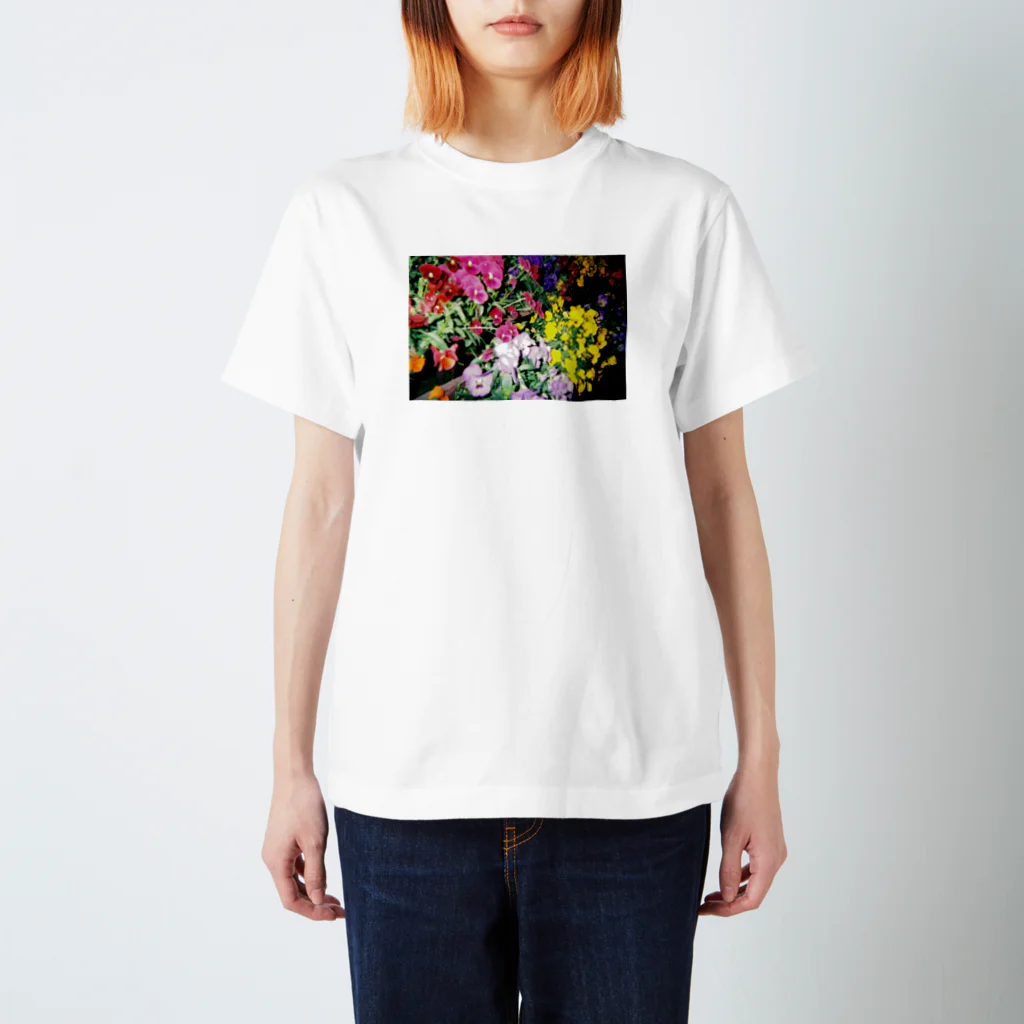 ヒロポン販売所の夜のお花 スタンダードTシャツ