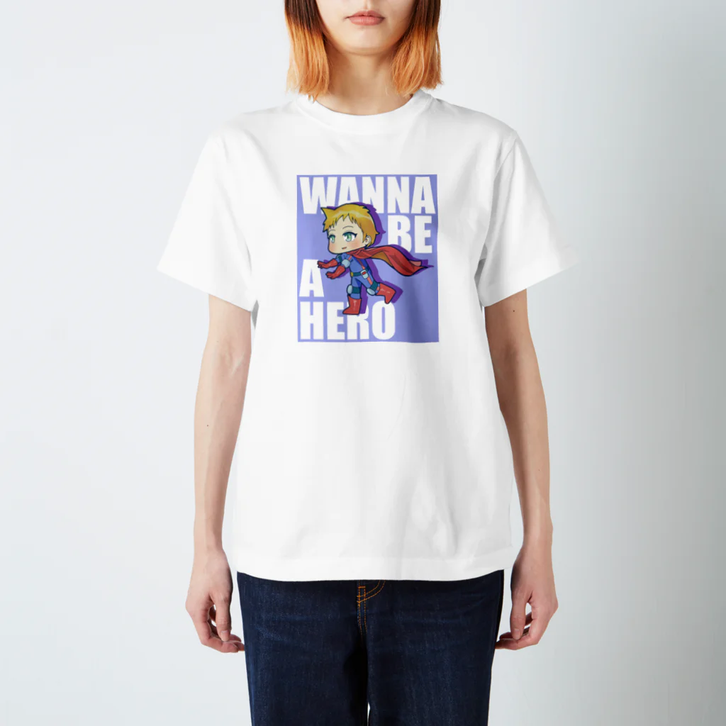 さぴたのヒーローになりたいマットくん スタンダードTシャツ