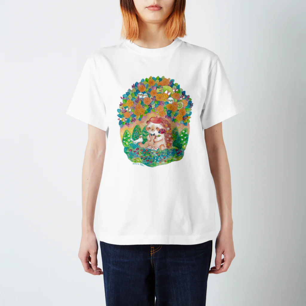 Yukie Shiratori (しらとり ゆきえ)の Hello pumpkin Regular Fit T-Shirt