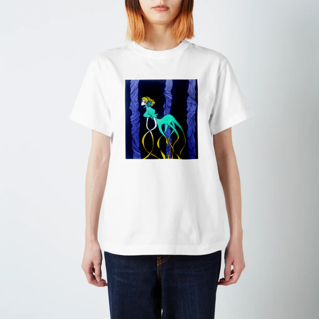 albatross_paradeの深窓の令嬢 スタンダードTシャツ