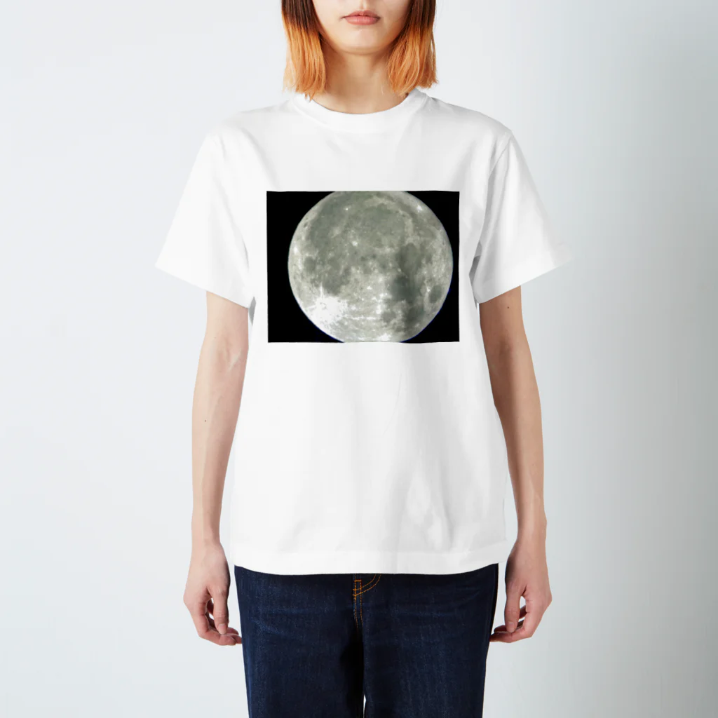 Ngorongoro＊PixelのMoon(α Regular Fit T-Shirt