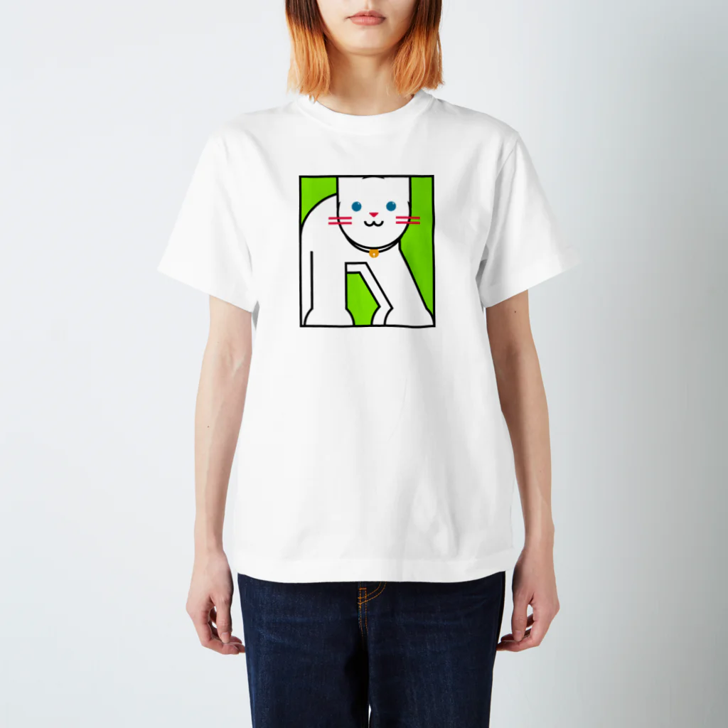 自信課長！の猫用口 Regular Fit T-Shirt