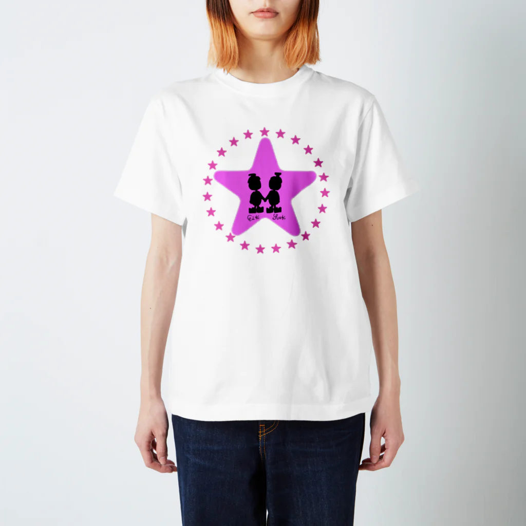 Peace❤︎の宇宙人💫ユルク&エルク Regular Fit T-Shirt