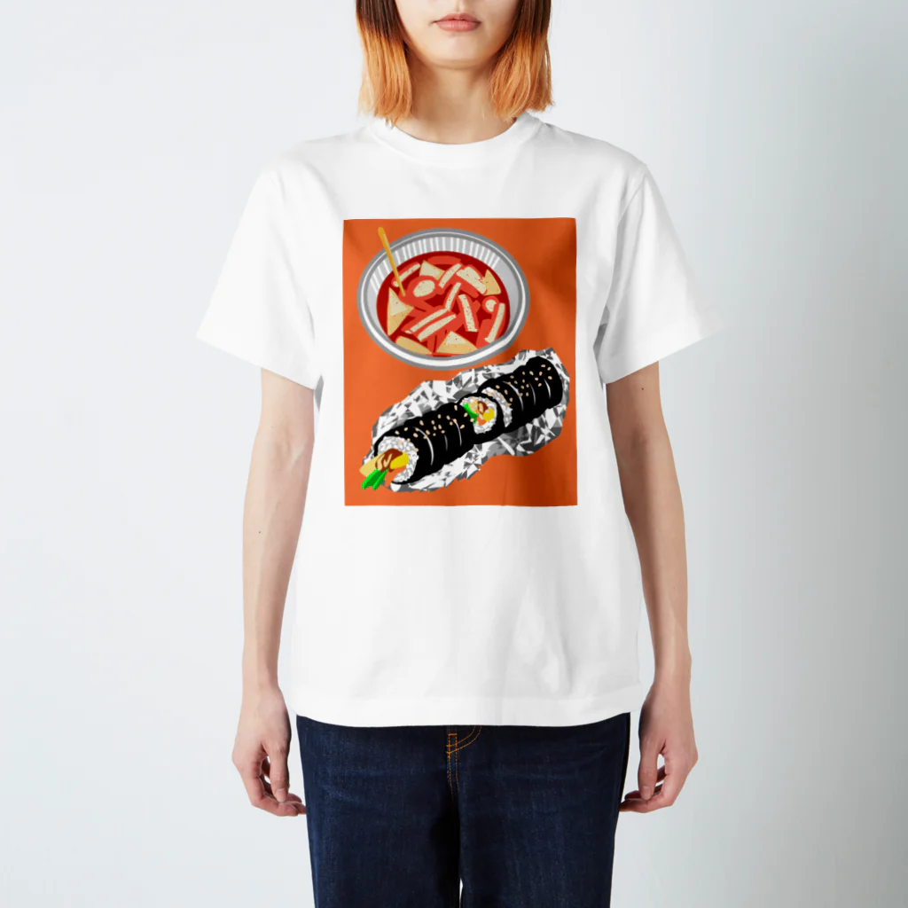 Y.A.E.Cのトッポギとキンパ/떡볶이 김밥 Regular Fit T-Shirt