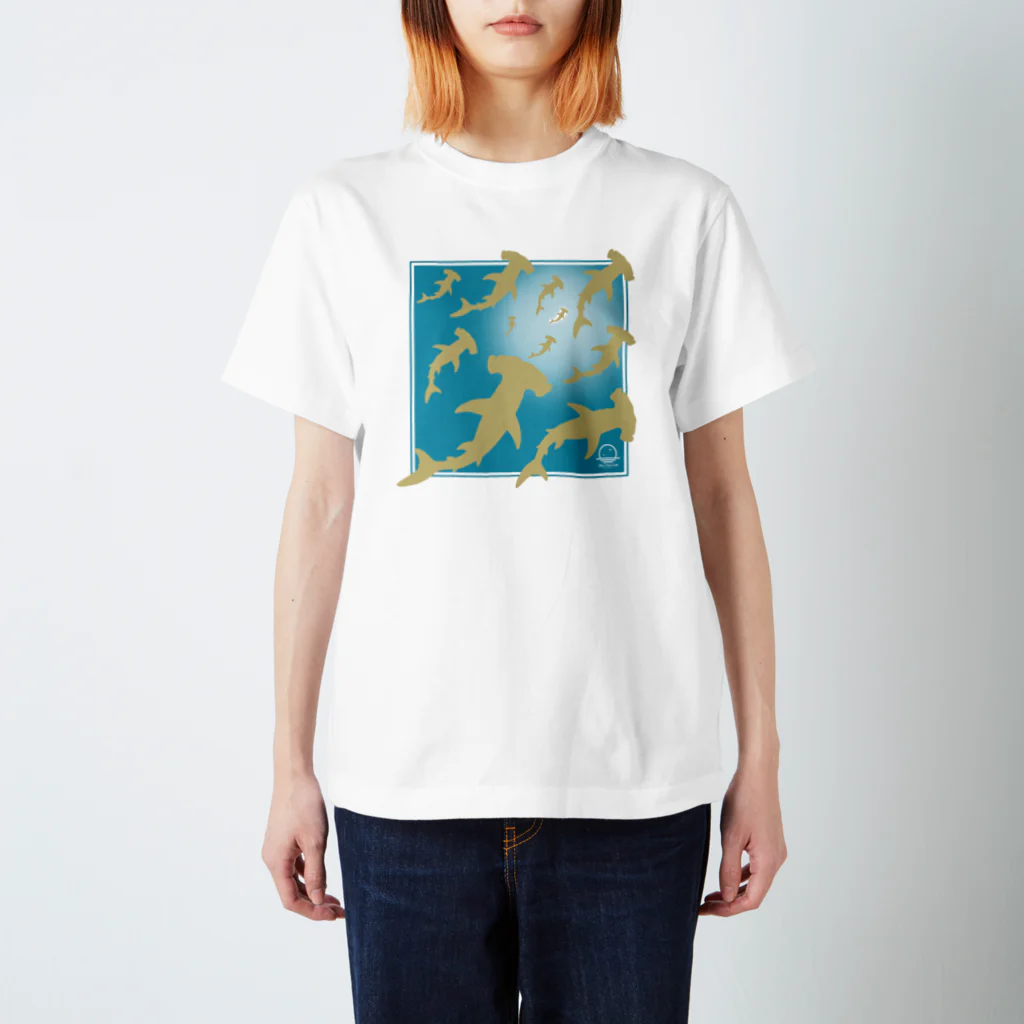 Blue Ocean Artのハンマーヘッド スタンダードTシャツ