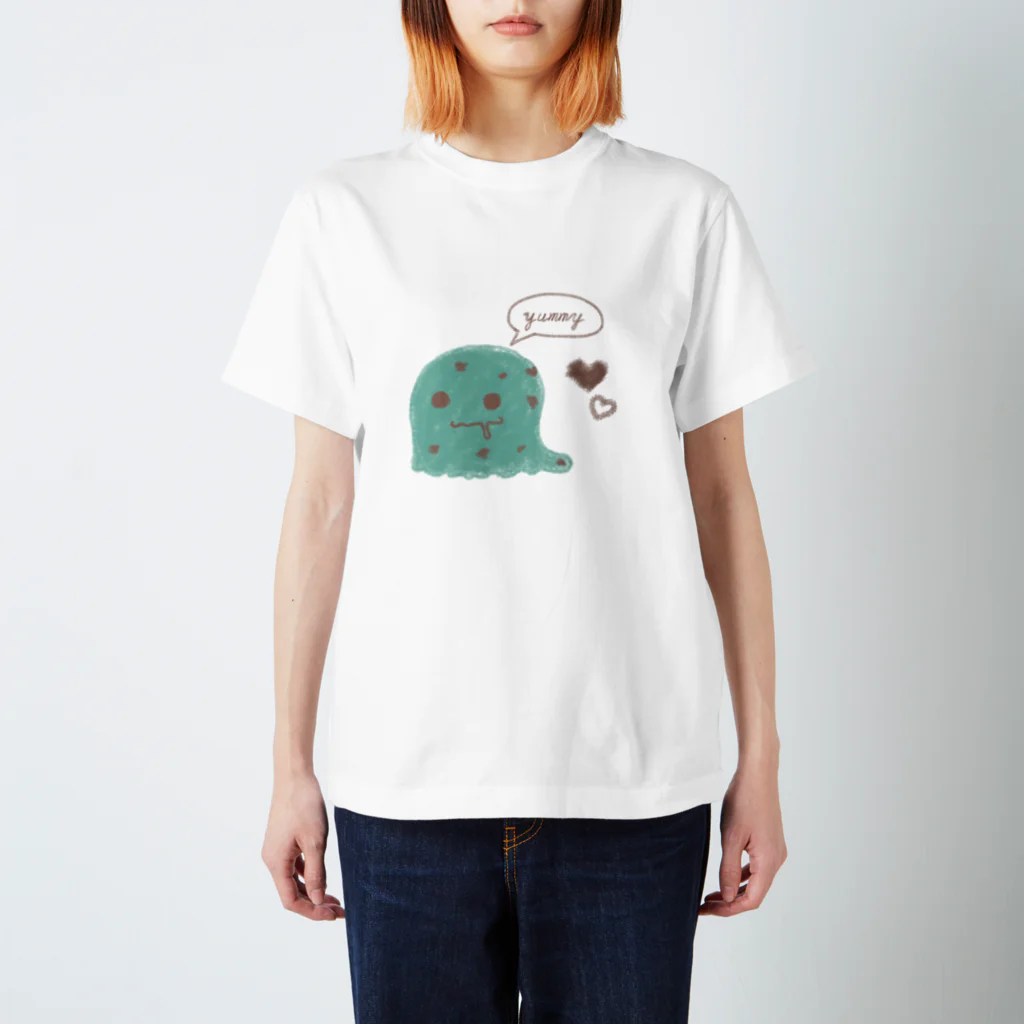 cryptographのでろでろyummy(チョコミント) Regular Fit T-Shirt