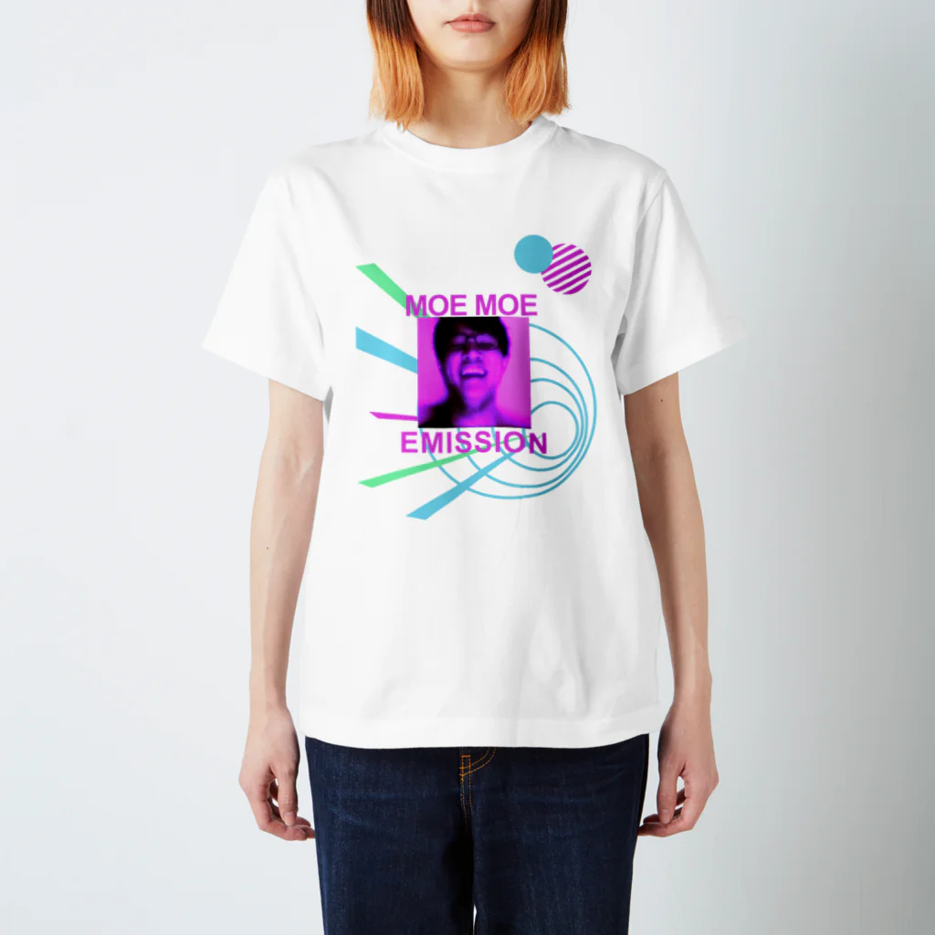 かふぇのMOE MOE Emission -purple- スタンダードTシャツ