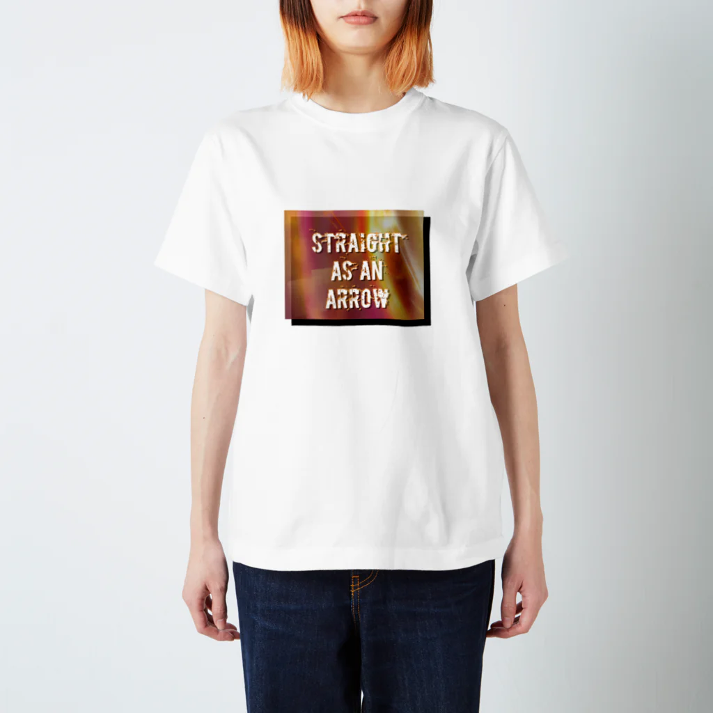 れいら先生のStraight  as an  arrow Regular Fit T-Shirt