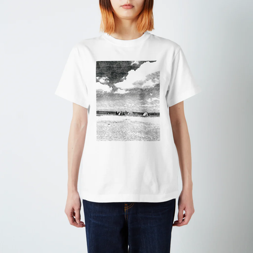 ELF-POKOの砂浜 Regular Fit T-Shirt