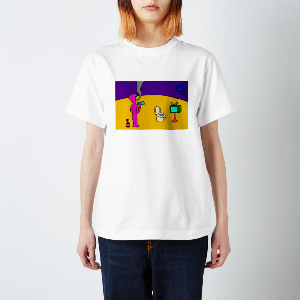 Shunsuke Watabeのギャラリー。のうちうじんからみたちきう Regular Fit T-Shirt