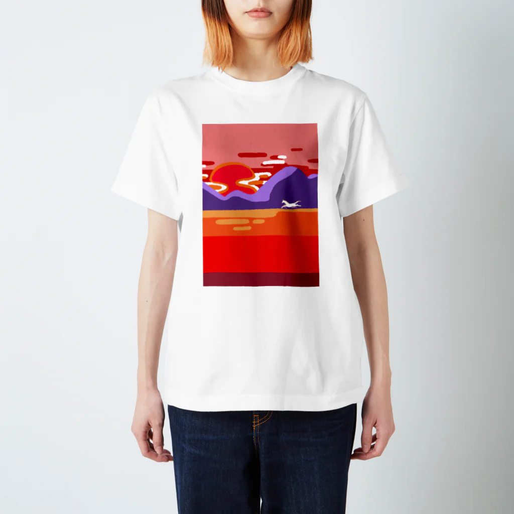 GSbrightのsunset Regular Fit T-Shirt