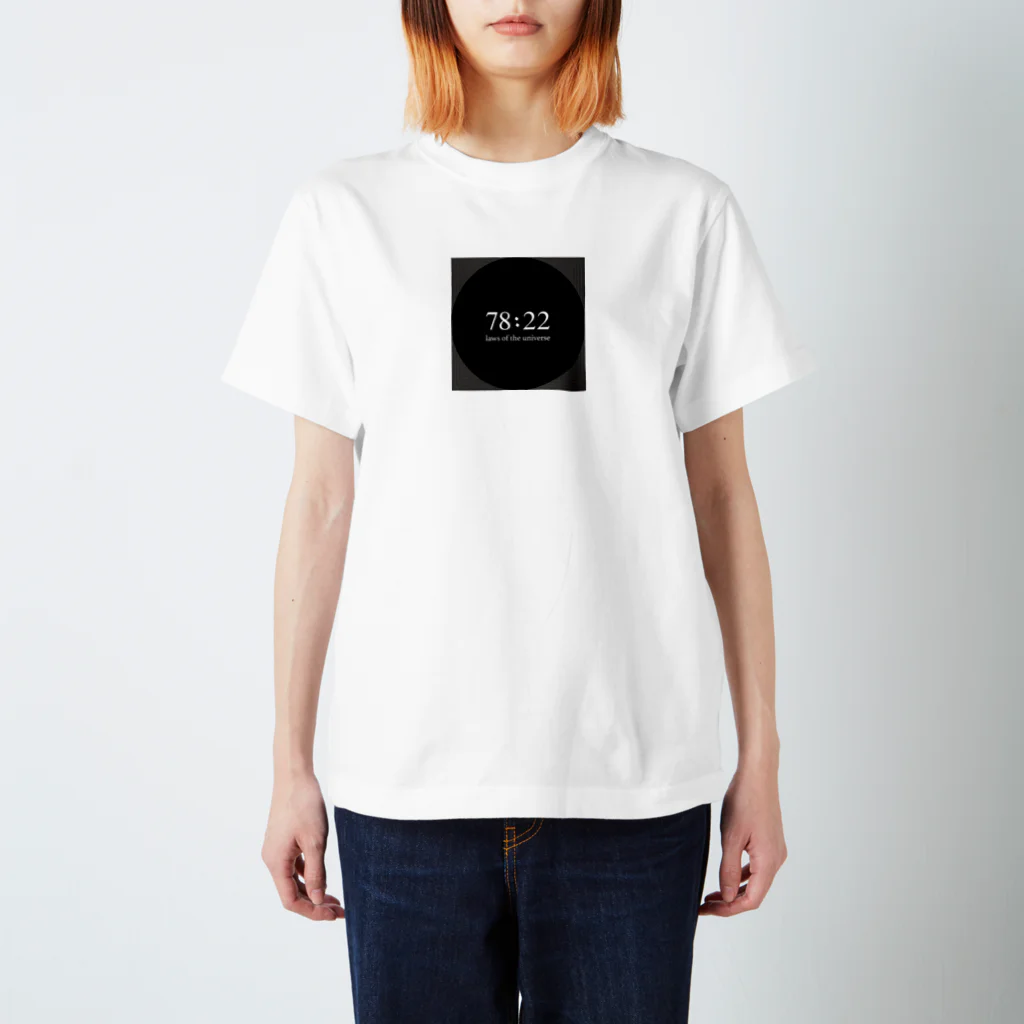 A2C COLLECTIONの78:22宇宙の法則 スタンダードTシャツ