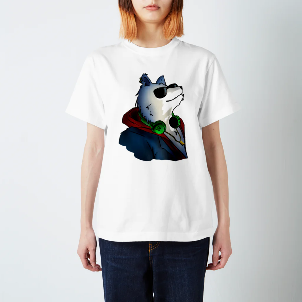 WORLD WOLFのチャラ狼 Regular Fit T-Shirt