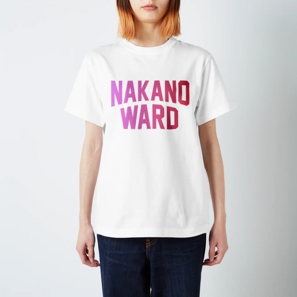 JIMOTO Wear Local Japanの中野区 NAKANO WARD スタンダードTシャツ