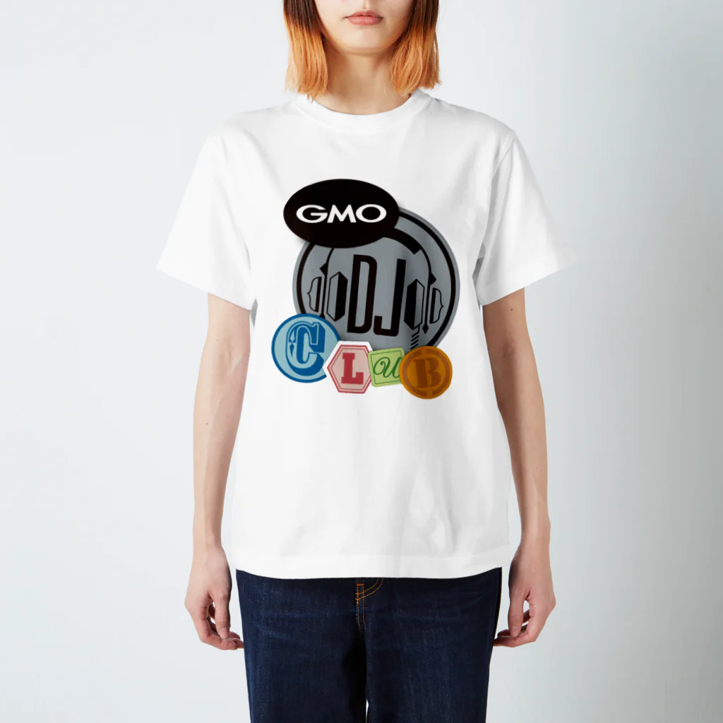 GMO DJ部のGMO DJ部ロゴ（COLOR） スタンダードTシャツ