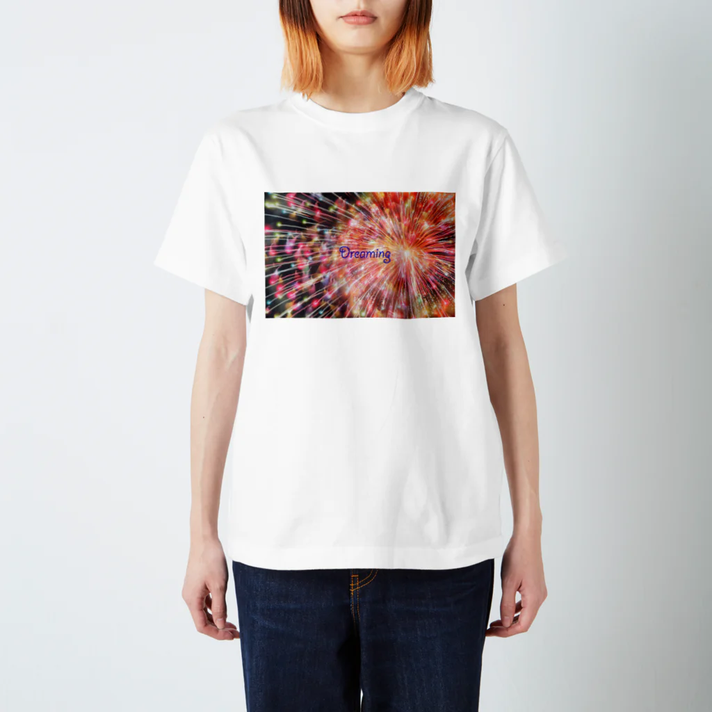 photo-kiokuの花火１ スタンダードTシャツ