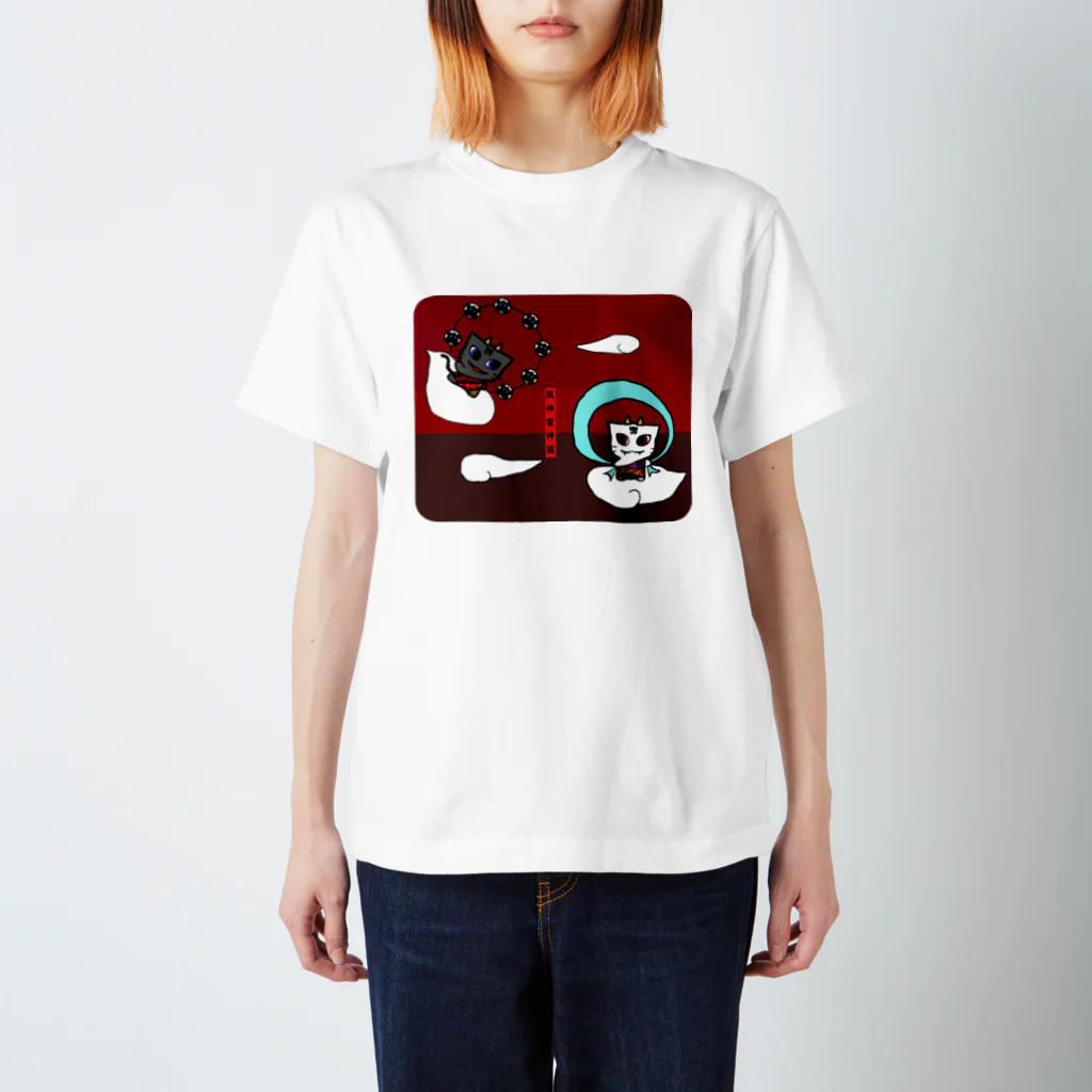 yosuginの風神猫雷神猫 Regular Fit T-Shirt