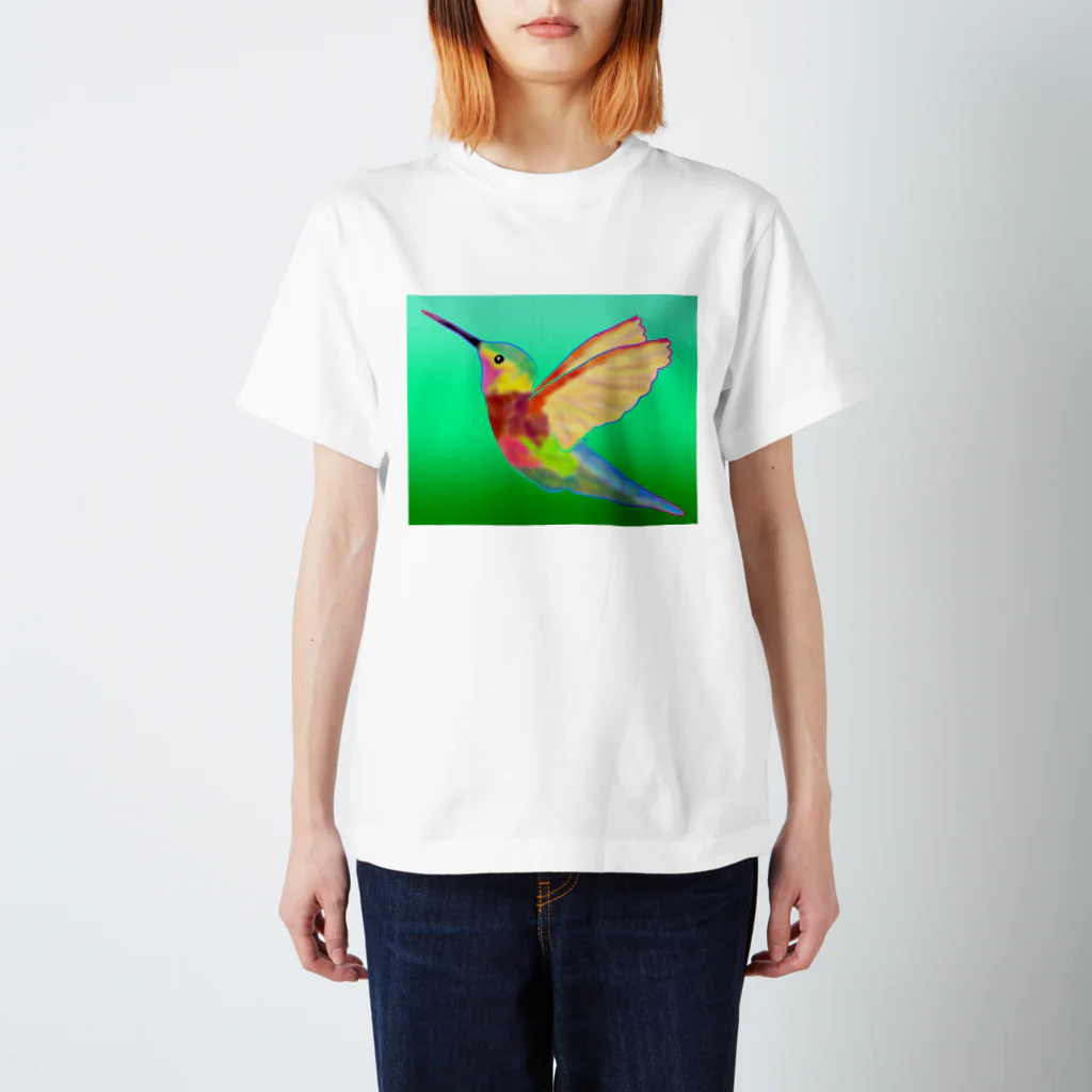 Fumio MatsubayashiのHUMMINGBIRD スタンダードTシャツ