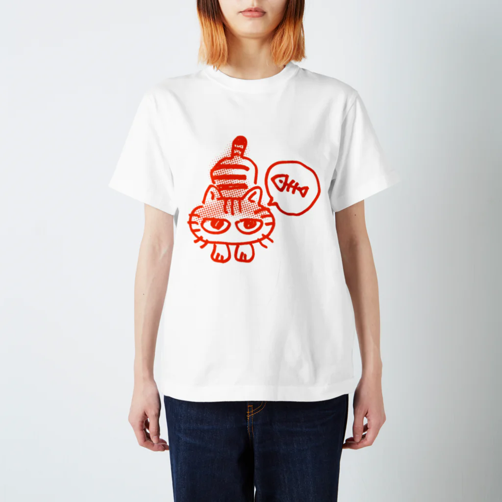 uribo1963のニマちん（オレンジ） スタンダードTシャツ