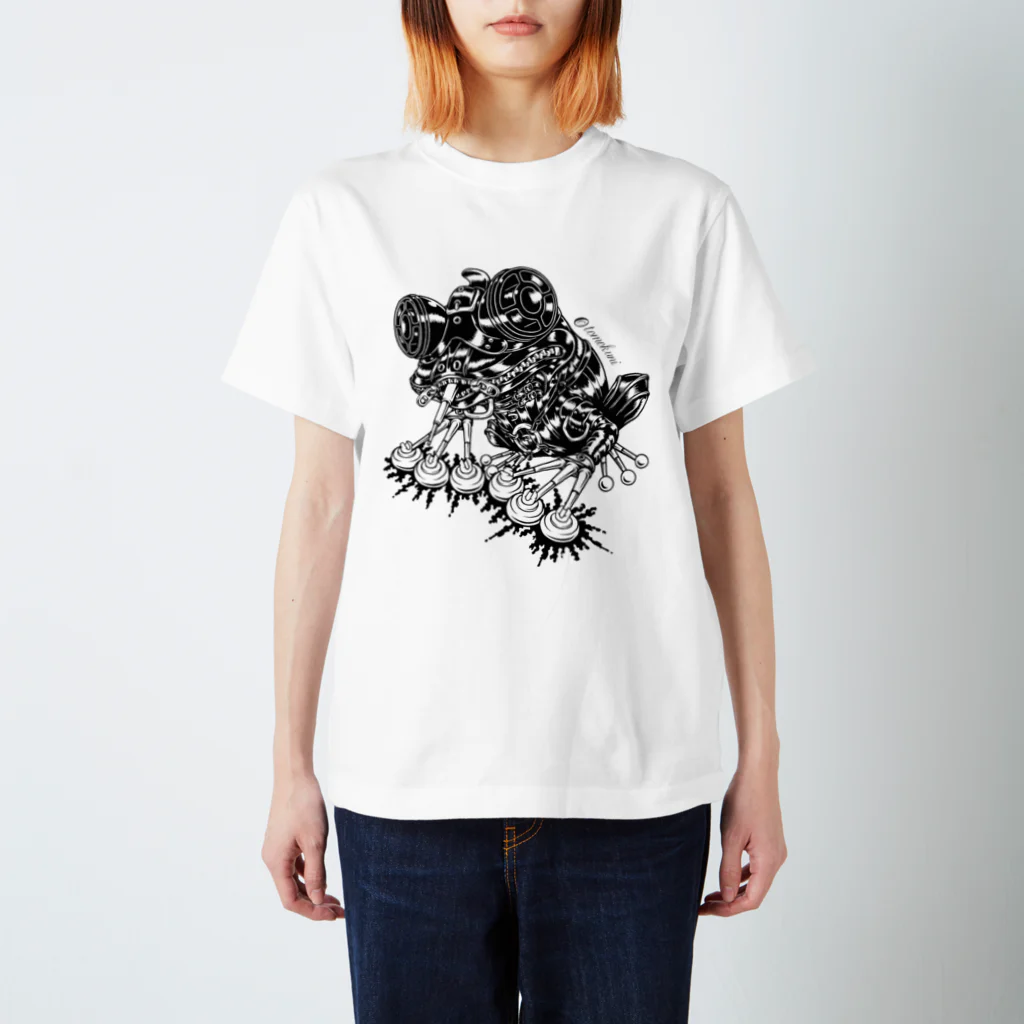 TOMOKUNIのAnimalia Kinky “ Black Frog ” Regular Fit T-Shirt