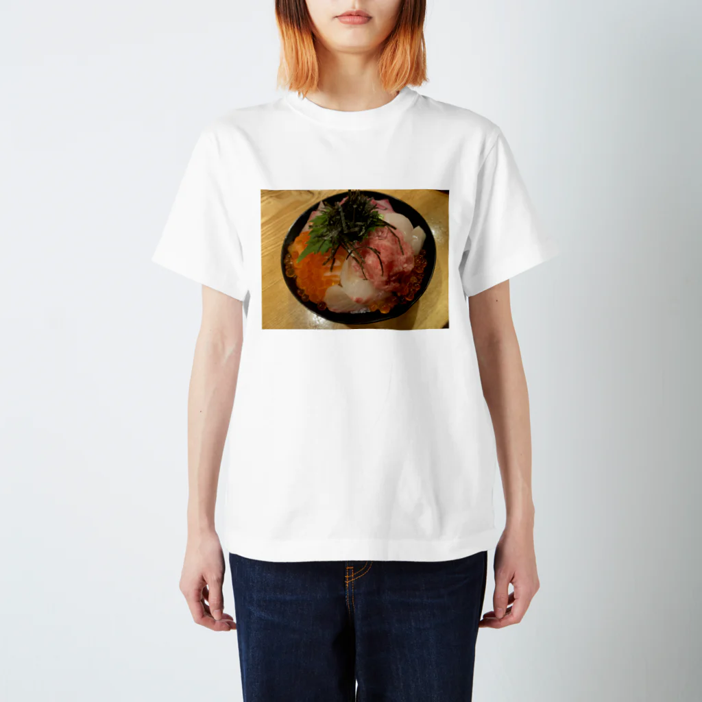 kishiwadacity-0724の海鮮丼 スタンダードTシャツ