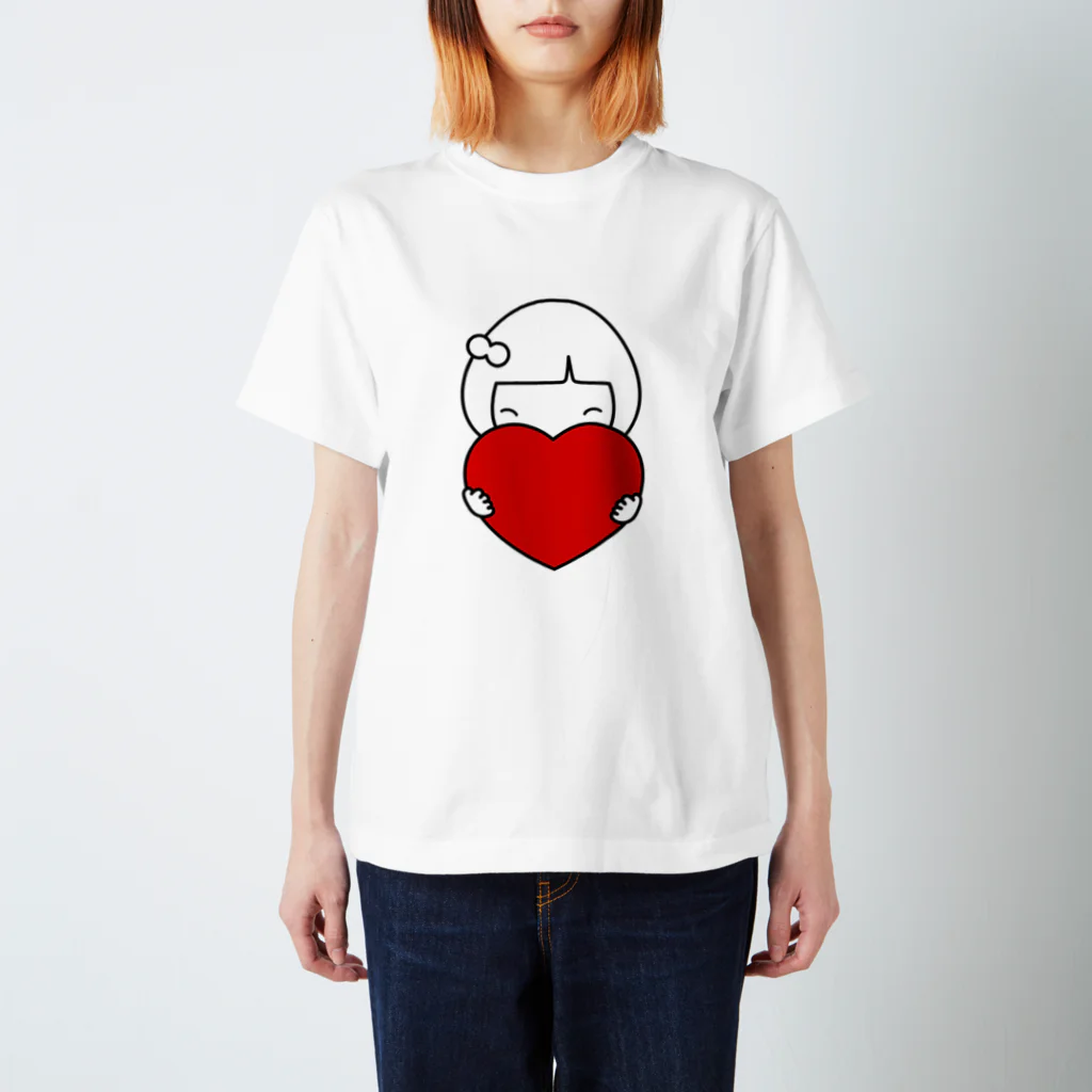 みーちゃんファンクラブのみーちゃんハート スタンダードTシャツ