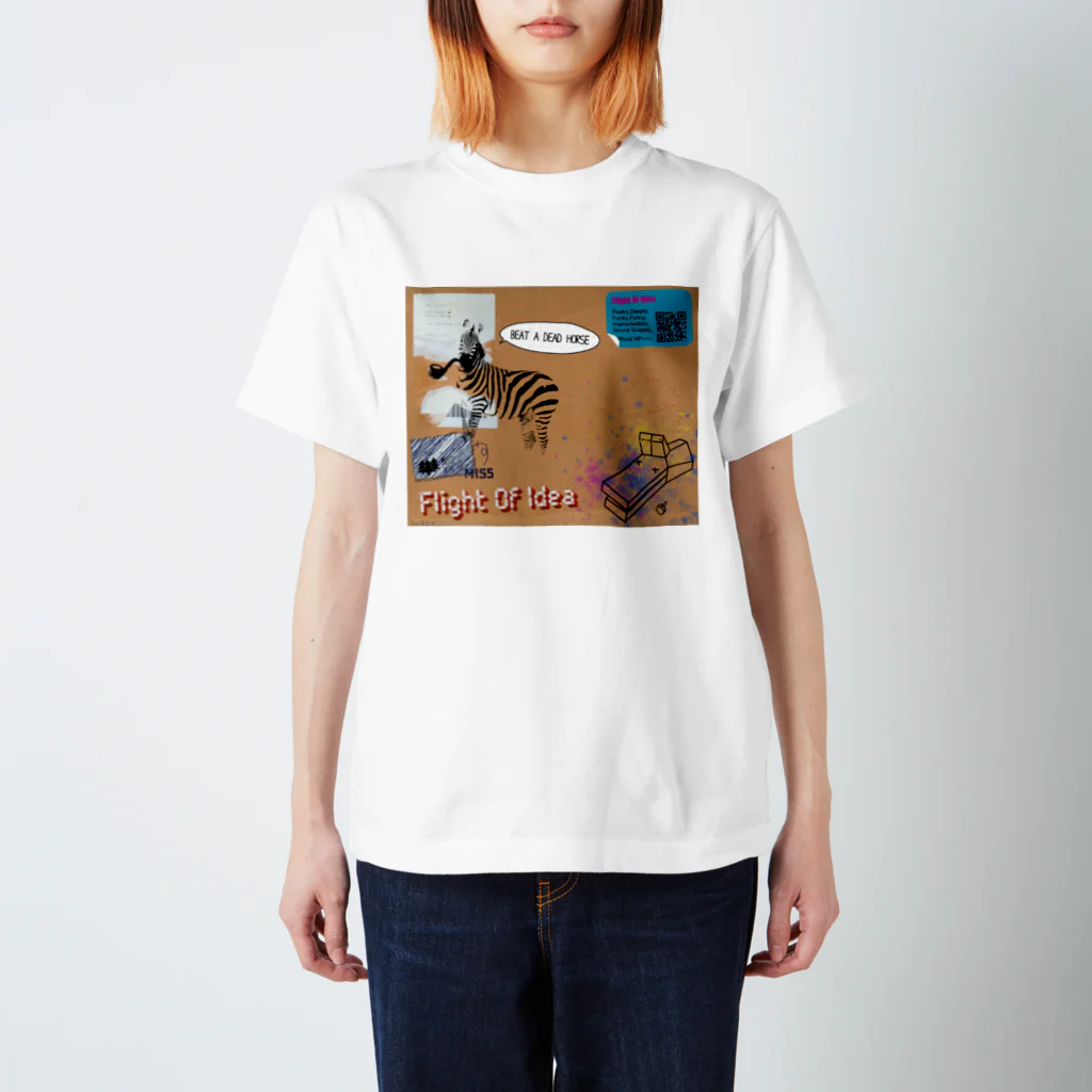 SITH_Scare In The HeadのFOI_beat a dead horse Regular Fit T-Shirt