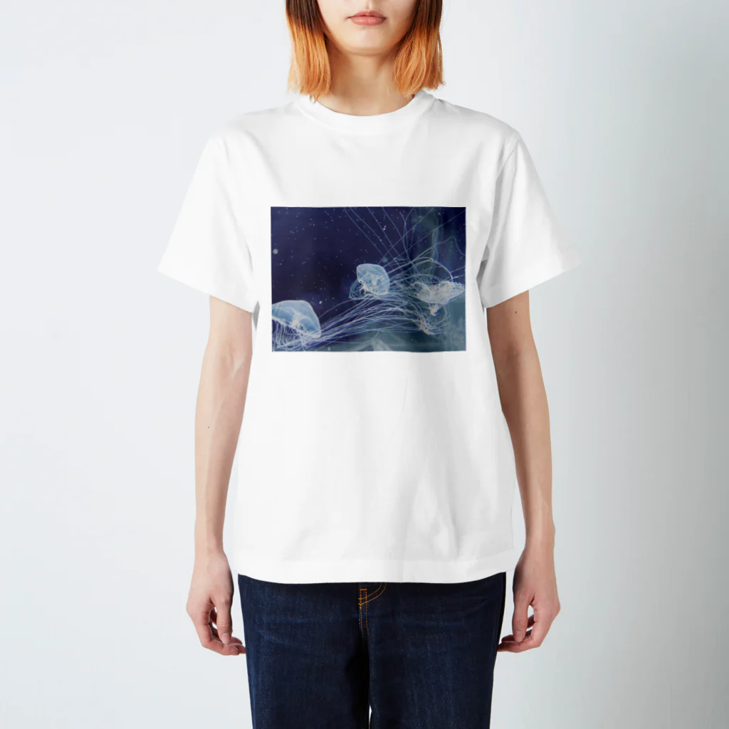 月が星を蝕べる時のクラゲ Regular Fit T-Shirt