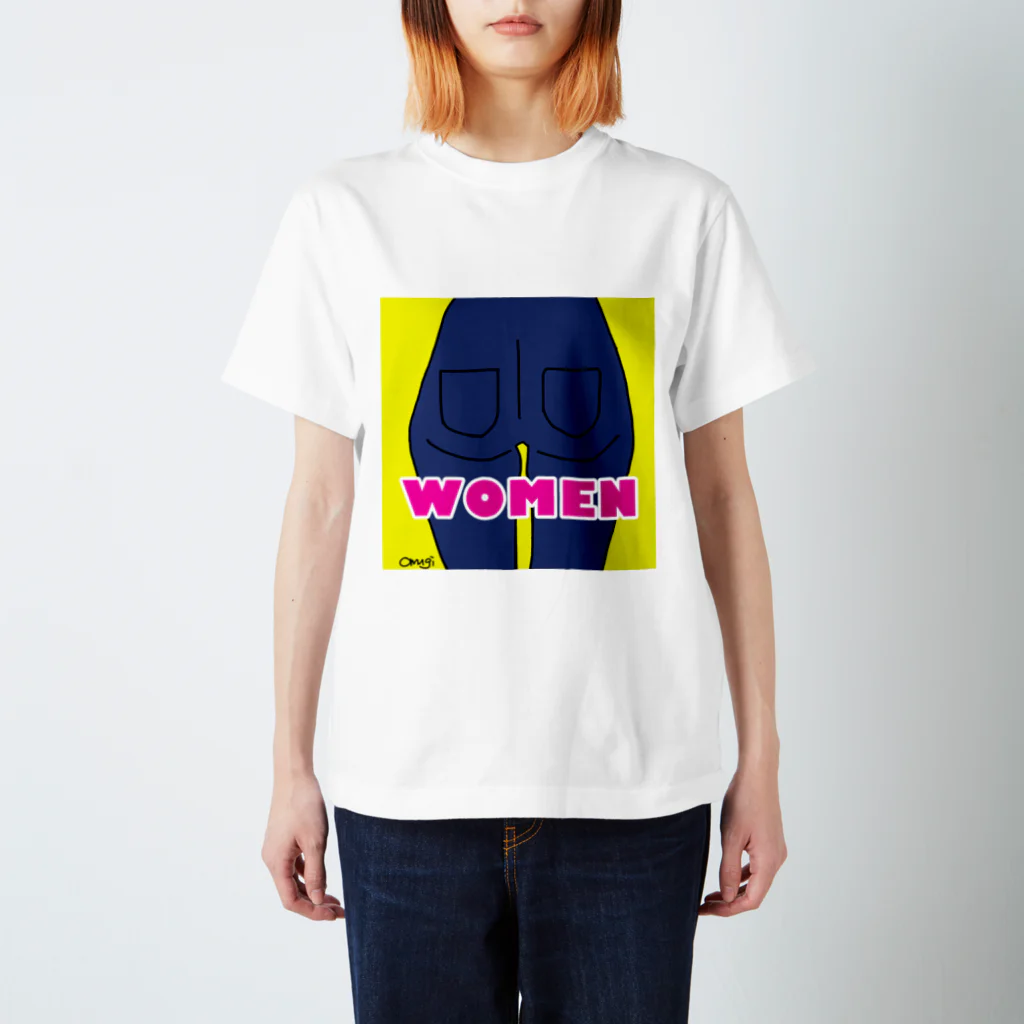 omugiのwomenノミリョク スタンダードTシャツ