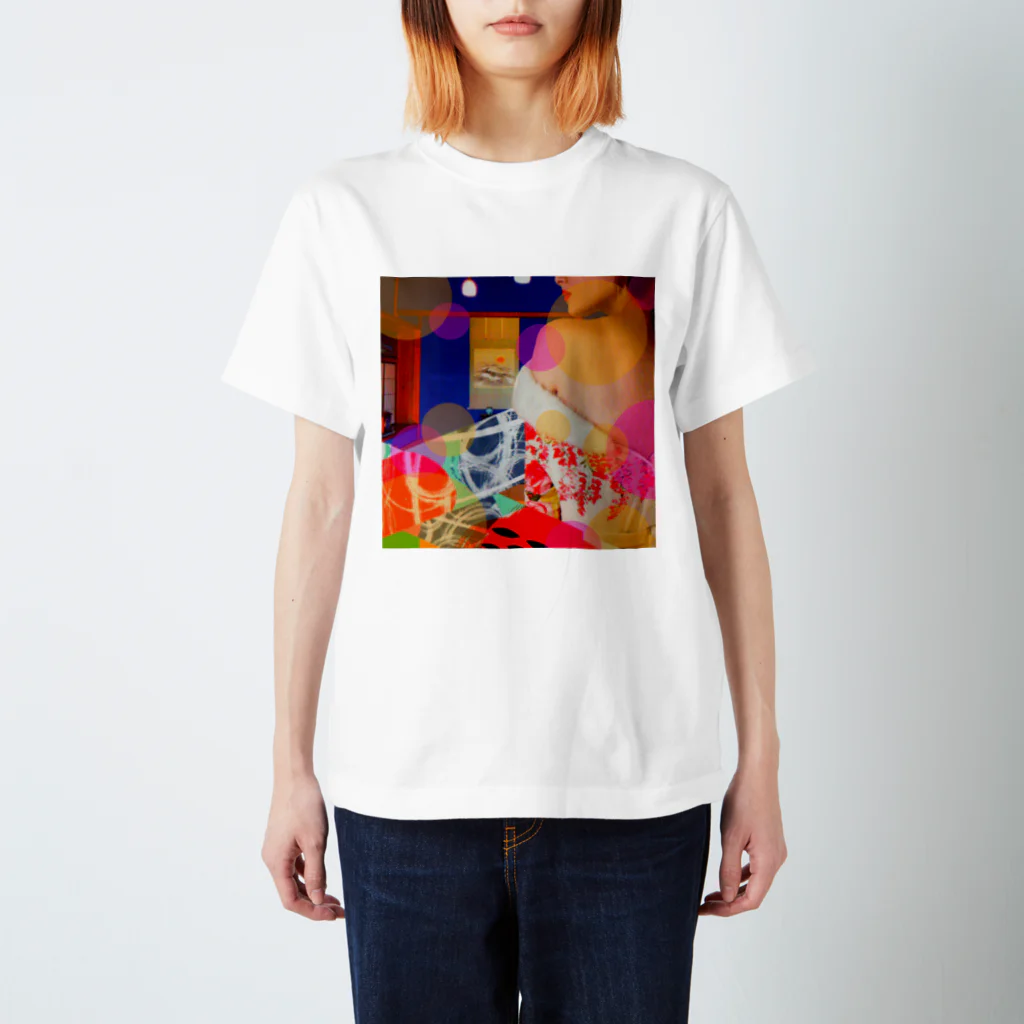 INVITATION Collage shopのTo be cool mode... vol.2 Jacket design Regular Fit T-Shirt
