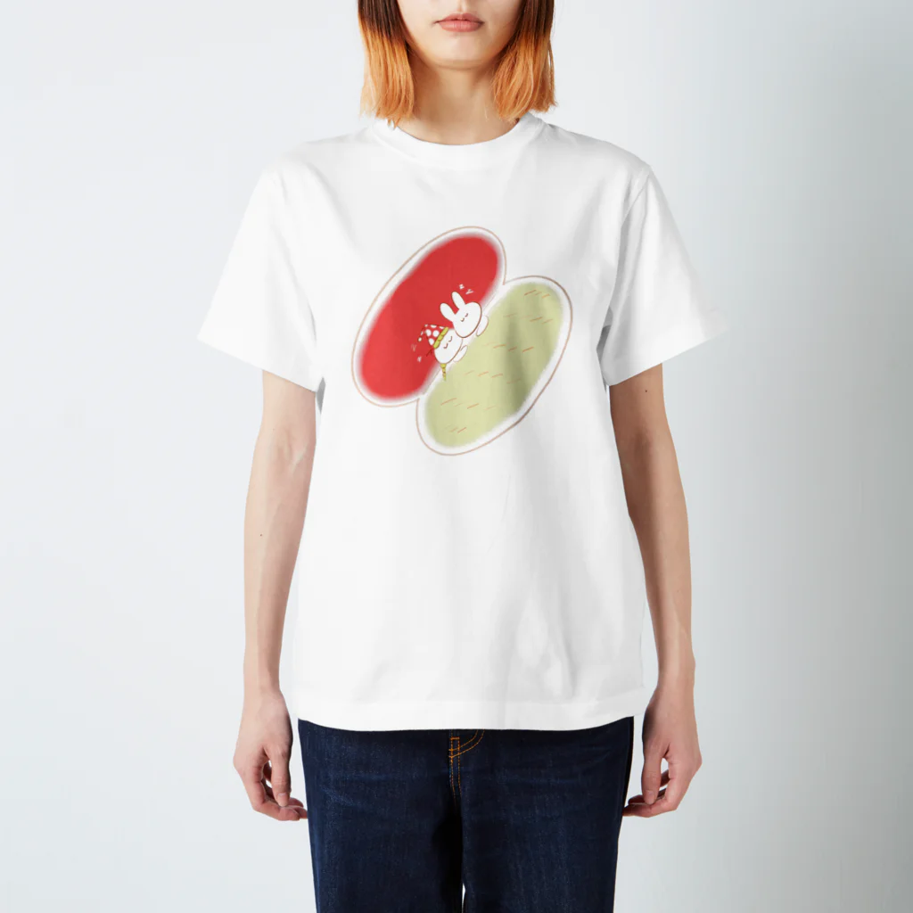 チヒロのうさちゃん_コッペパン スタンダードTシャツ