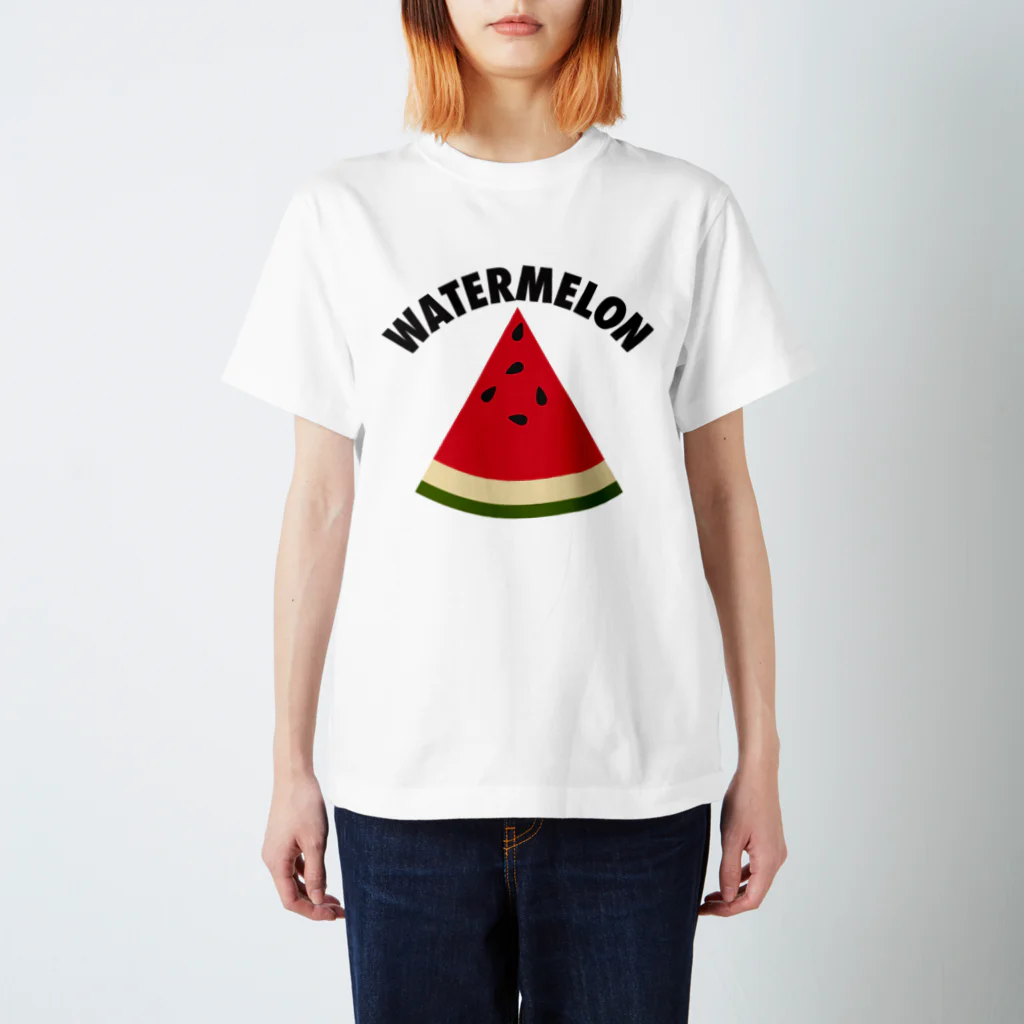 DRIPPEDのWATERMELON 扇形 Regular Fit T-Shirt